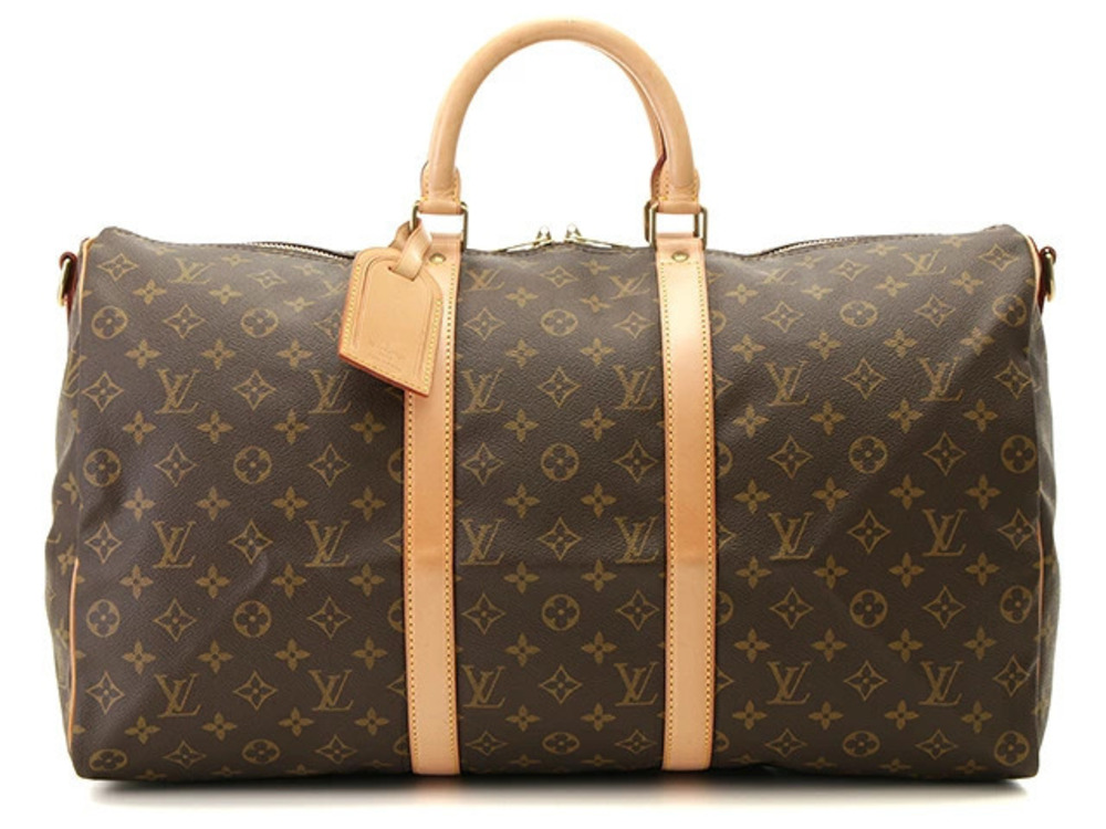 LOUIS VUITTON Keepall Bandouliere Boston Bag Monogram SJ